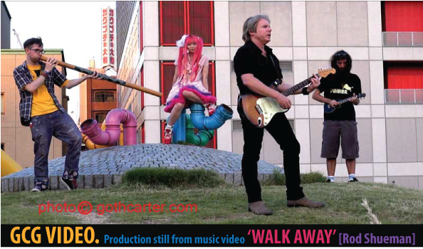 GCG VIDEO: production still from the music video WALK AWAY [Rod Shueman]