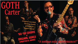 GOTH Carter SOLO LIVE performance poster.