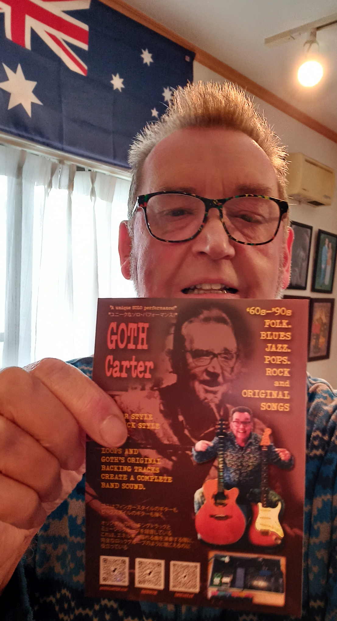 GOTH CARTER holds FLIER 2024