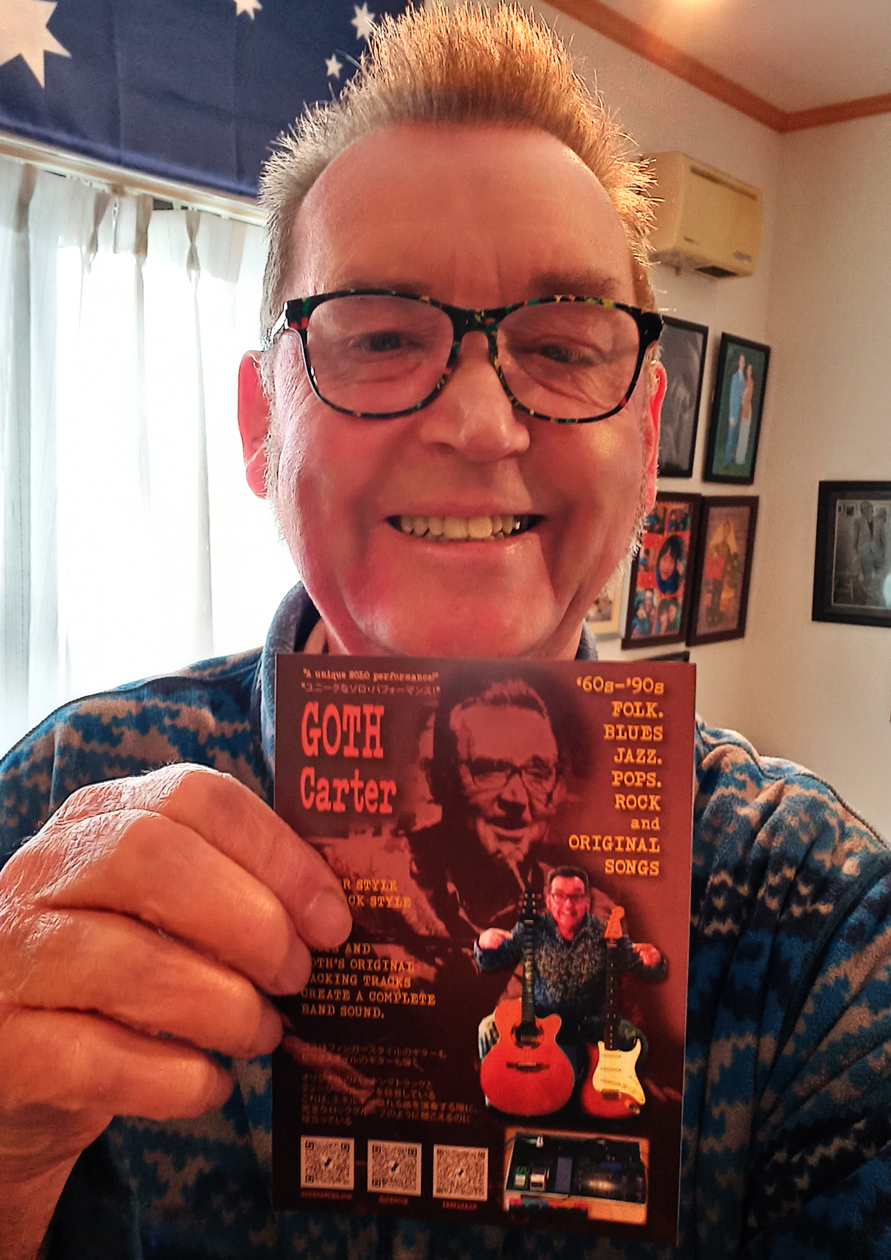 GOTH CARTER holds FLIER 2024